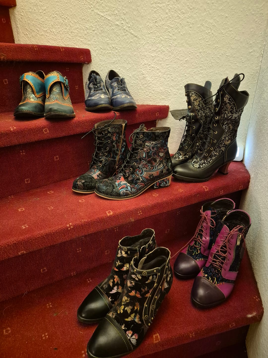 Customer photo review of Victorian Elegance Mid-Calf Boots