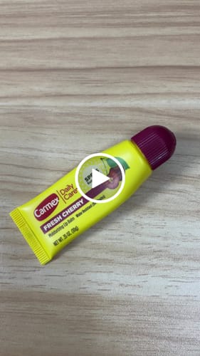 Customer video review of مرطب شفاه بنكهة الكرز - 10ج