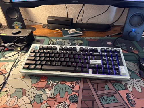 Customer photo review of MelGeek Modern97 Mechanical Keyboard Fountain
