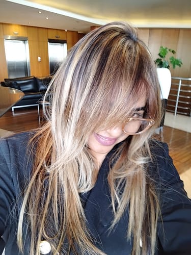 Customer photo review of Brasilain Hair Seduction Hydrating Mask - Deep Conditioning Treatment 300ml