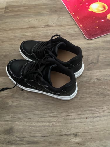 Customer photo review of ELEVATESHOES BLACK CASUAL