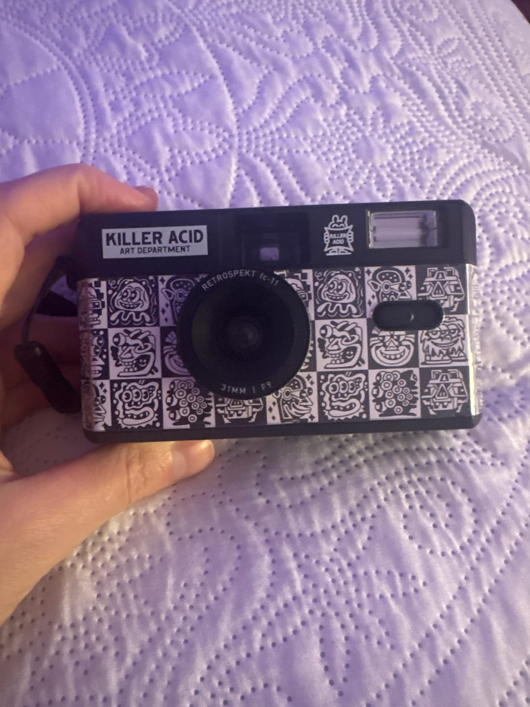 Customer photo review of Killer Acid “Art Department” 35mm Film Camera