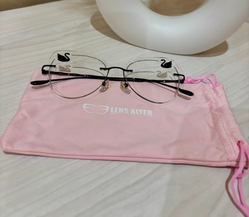Customer photo review of Odette Eyeglasses