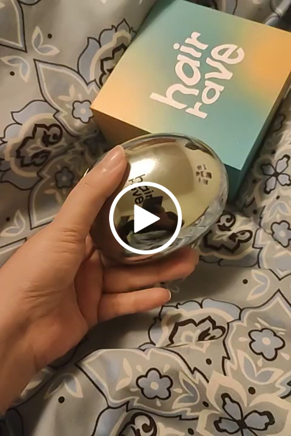 Customer video review of hair rave