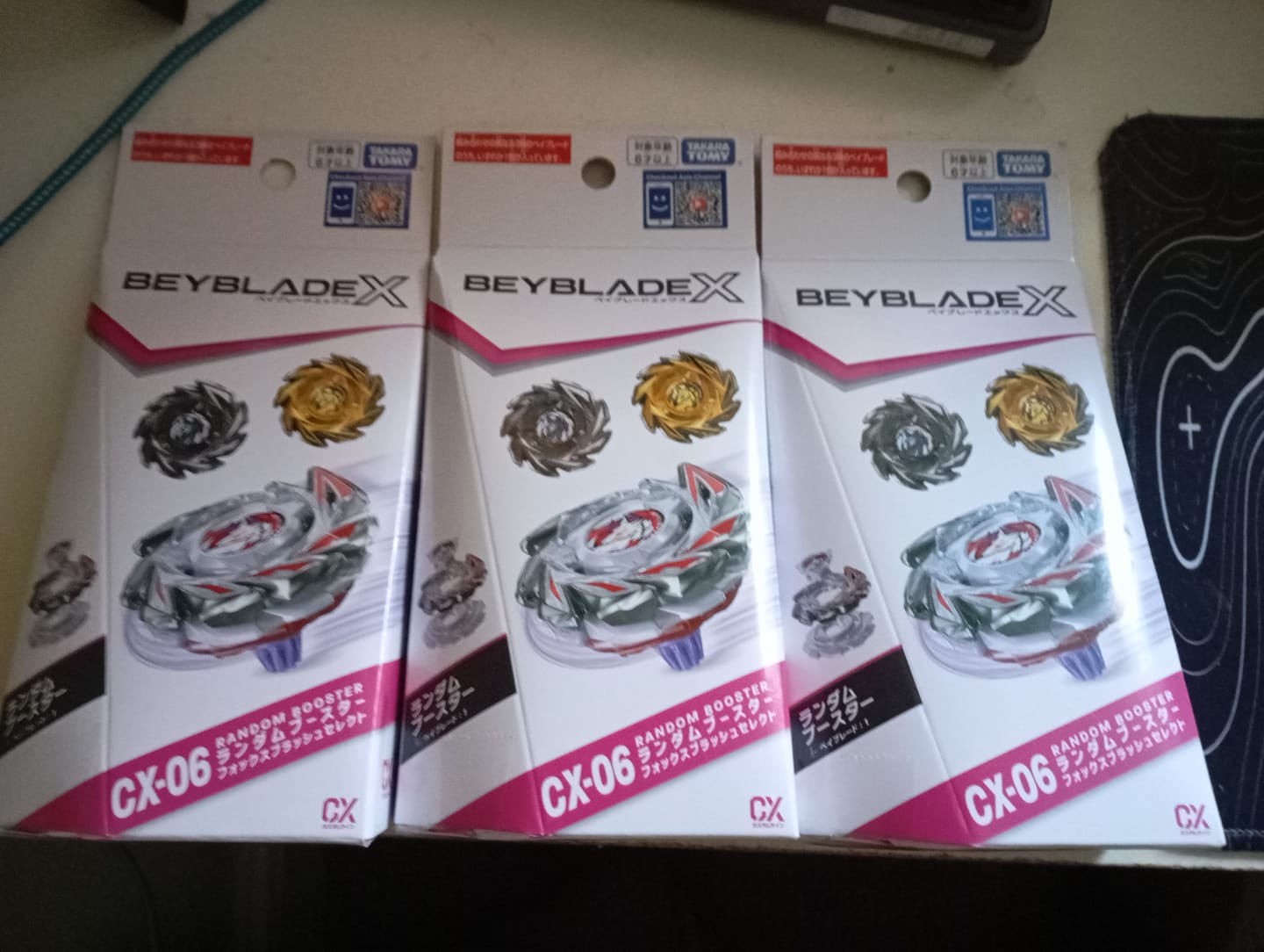 Customer photo review of Full Set Beyblade X CX-06 FoxBrush J9-70GR