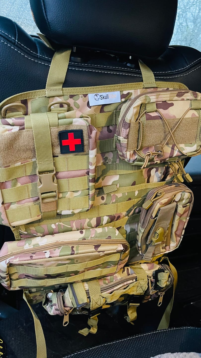 Customer photo review of Tactical MOLLE Seat Organizer Full Set