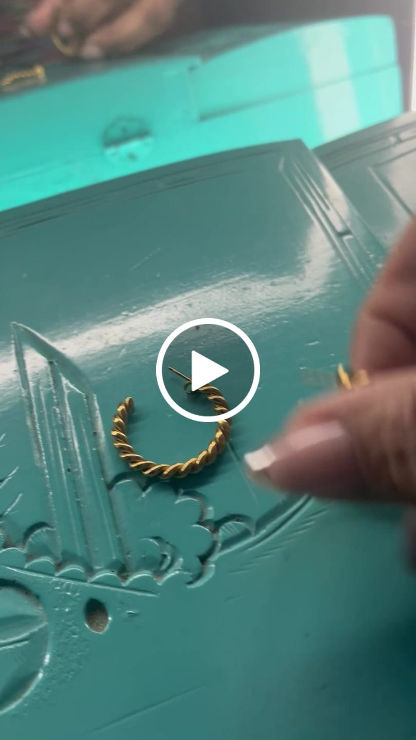 Customer video review of Pastry Hoop Earrings (Bundle)