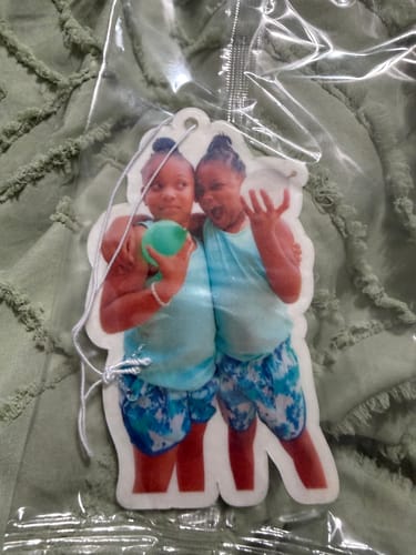 Customer photo review of Custom Air Freshener Live Crop