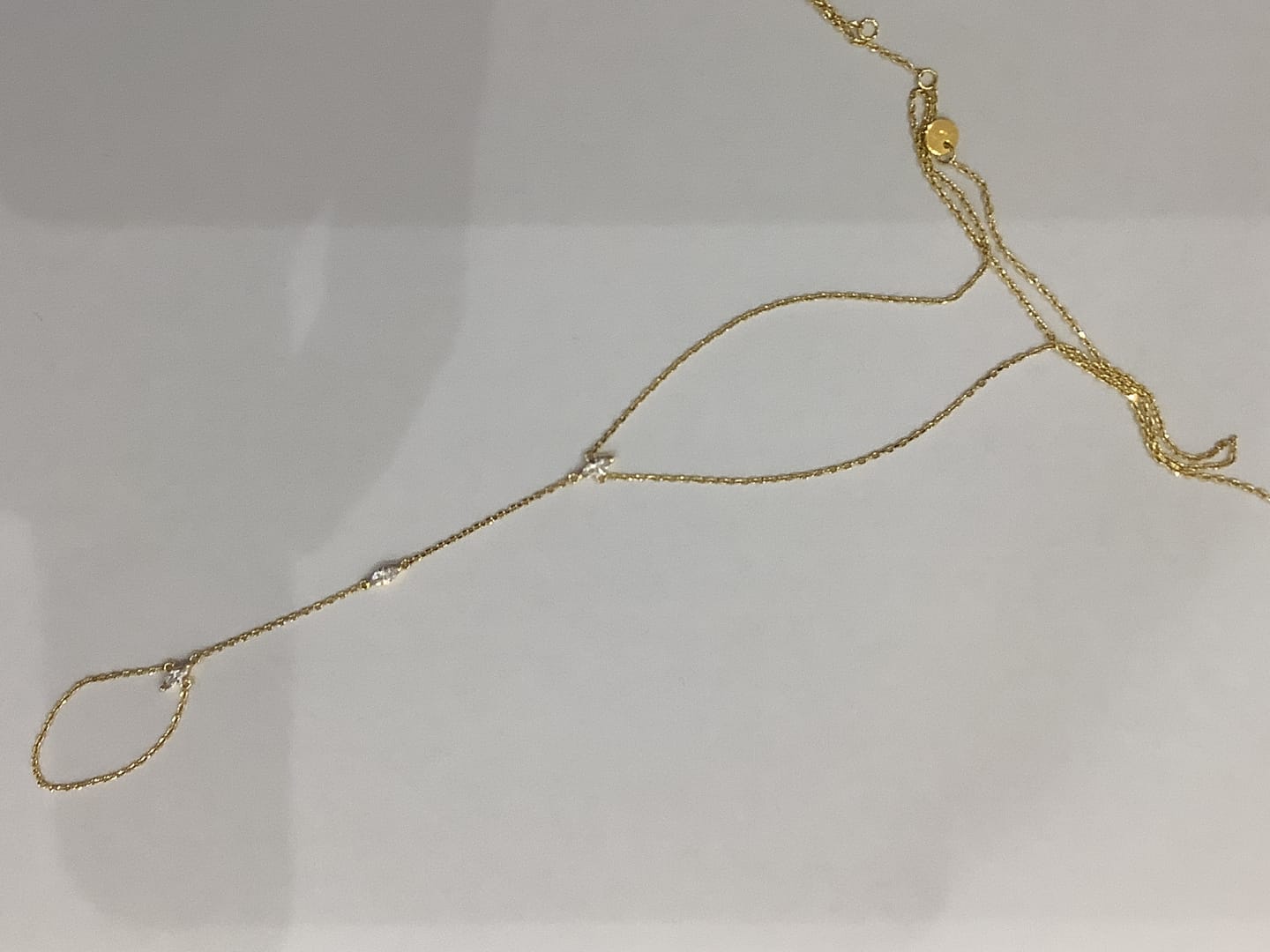 Customer photo review of Amber Hand Chain