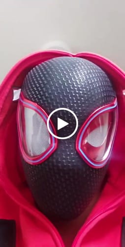 Customer video review of [NEW] Spidey Gear™ Miles Morales Mask