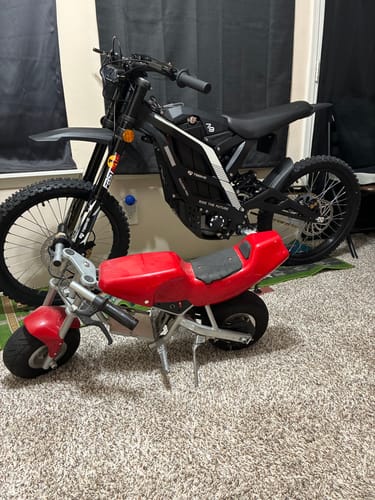 Customer photo review of 79Bike Falcon Pro, 72V Electric Dirt Bike