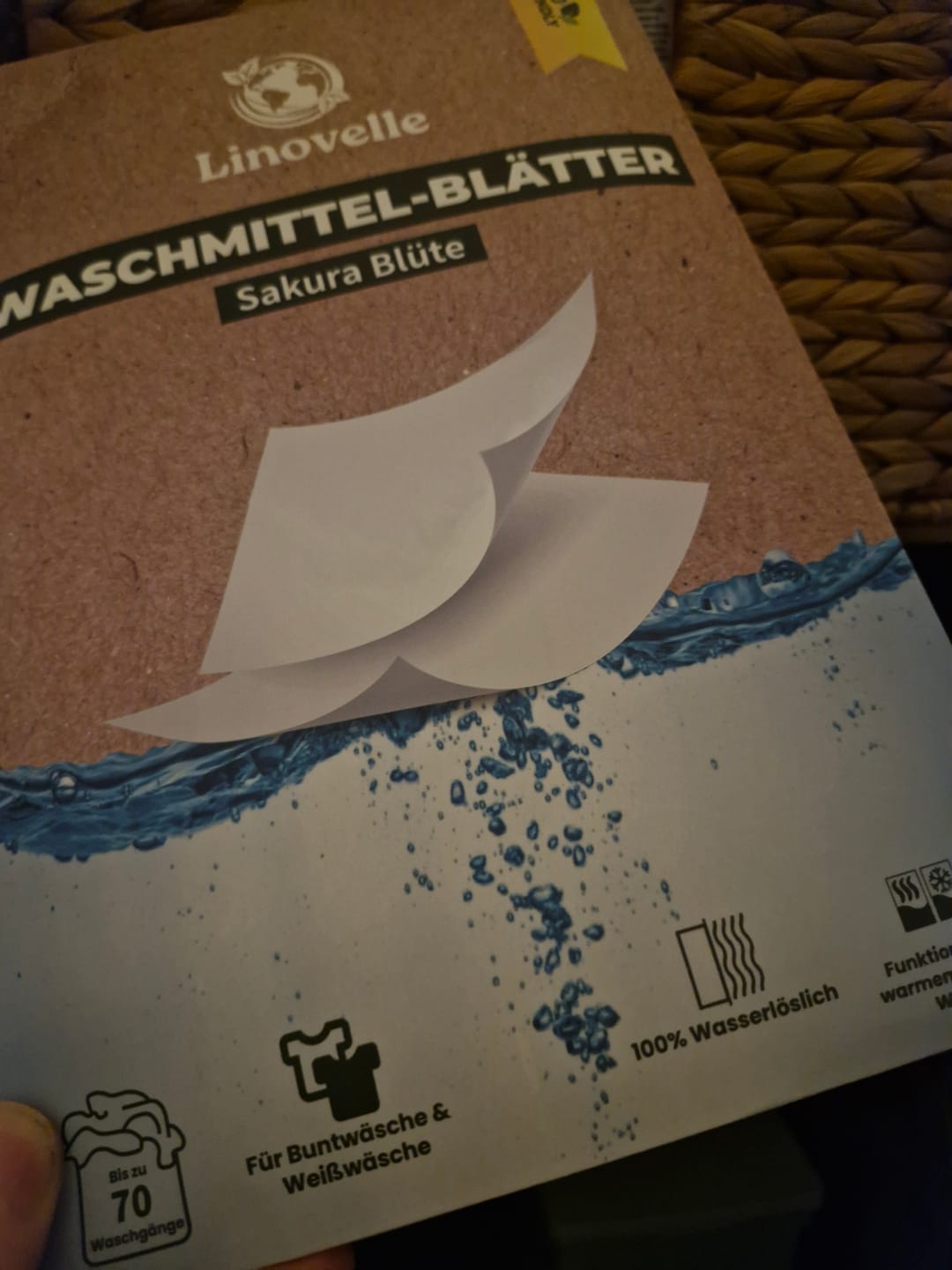 Customer photo review of Waschmittelblätter + 35 Extra GRATIS Wäschen