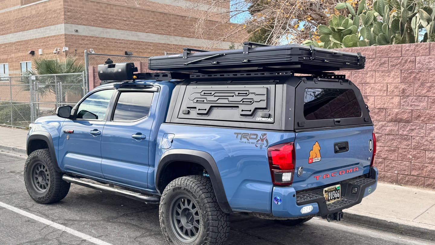 Customer photo review of OPENROAD Roof Rack Crossbars