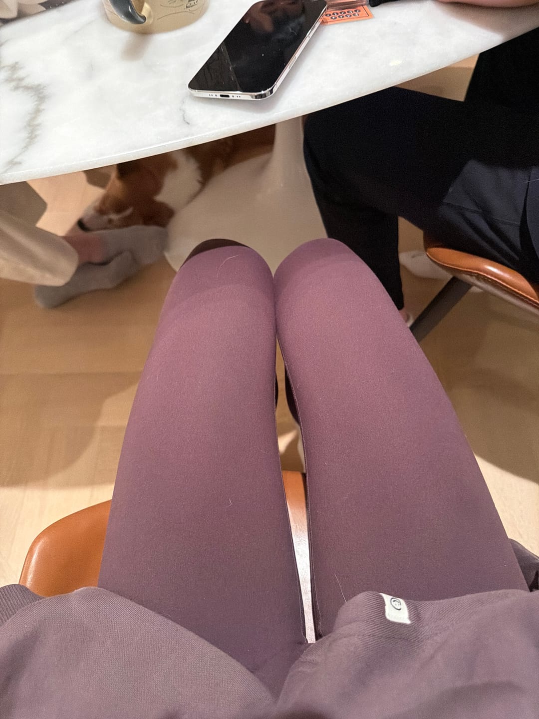 Customer photo review of The V Legging / Espresso