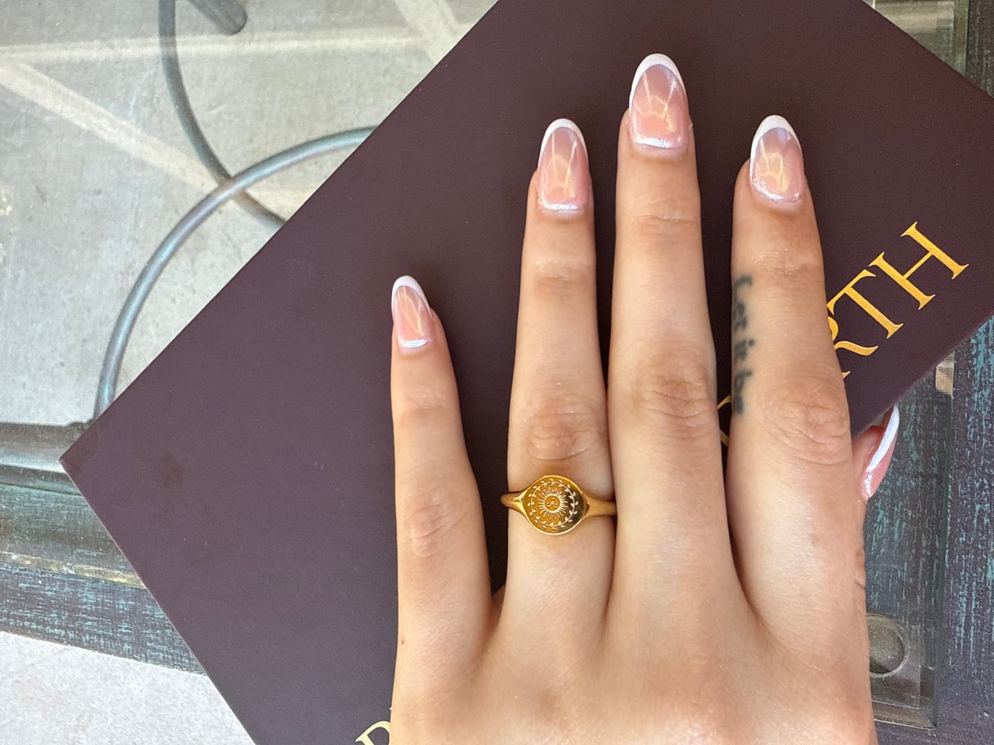 Customer photo review of Summer Solstice Gold Ring