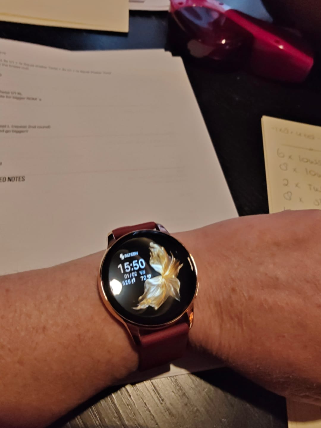 Customer photo review of Siltcon® Auréa Smartwatch Dames Goud