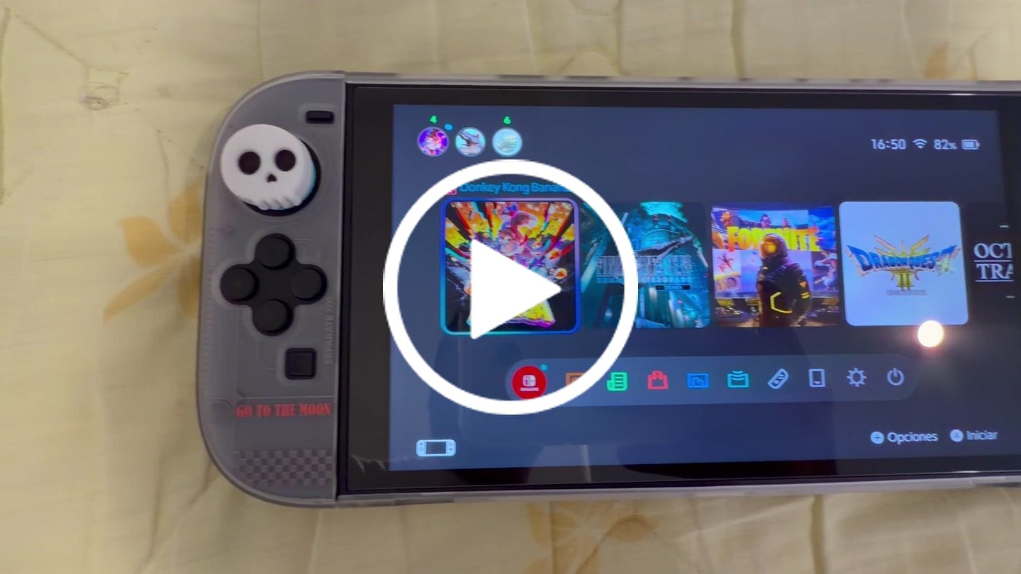 Customer video review of GeekShare Moon Exploration Protective Case for Switch 2