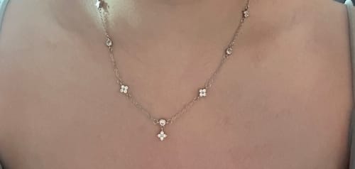 Customer photo review of Renée Bloom Necklace