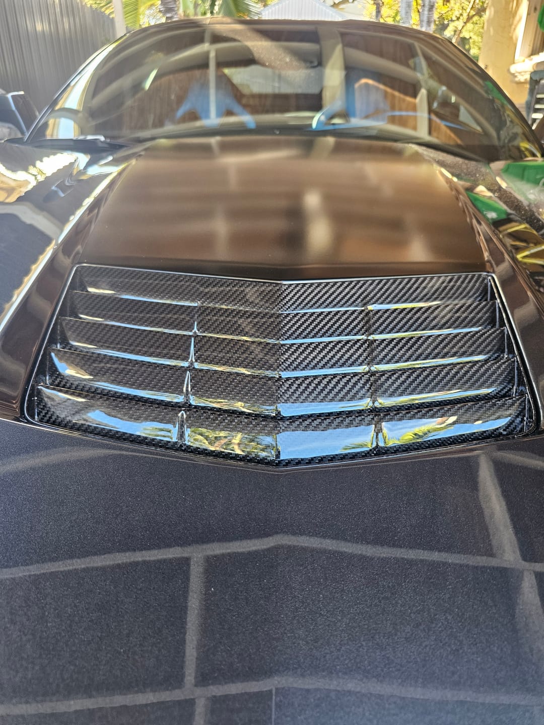 Customer photo review of Corvette C7 Stingray / Grand Sport DRY CARBON FIBER Hood Vent