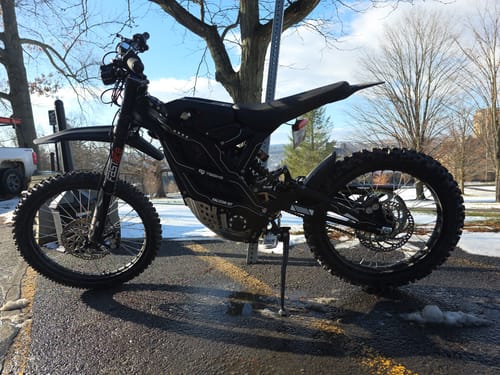 Customer photo review of 79Bike Falcon GT, 72V Electric Dirt Bike