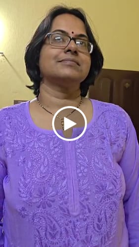 Customer video review of Zahrah Lavender Ombre Long Rayon Kurta