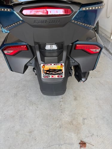 Customer photo review of Delta Motorcycle tag