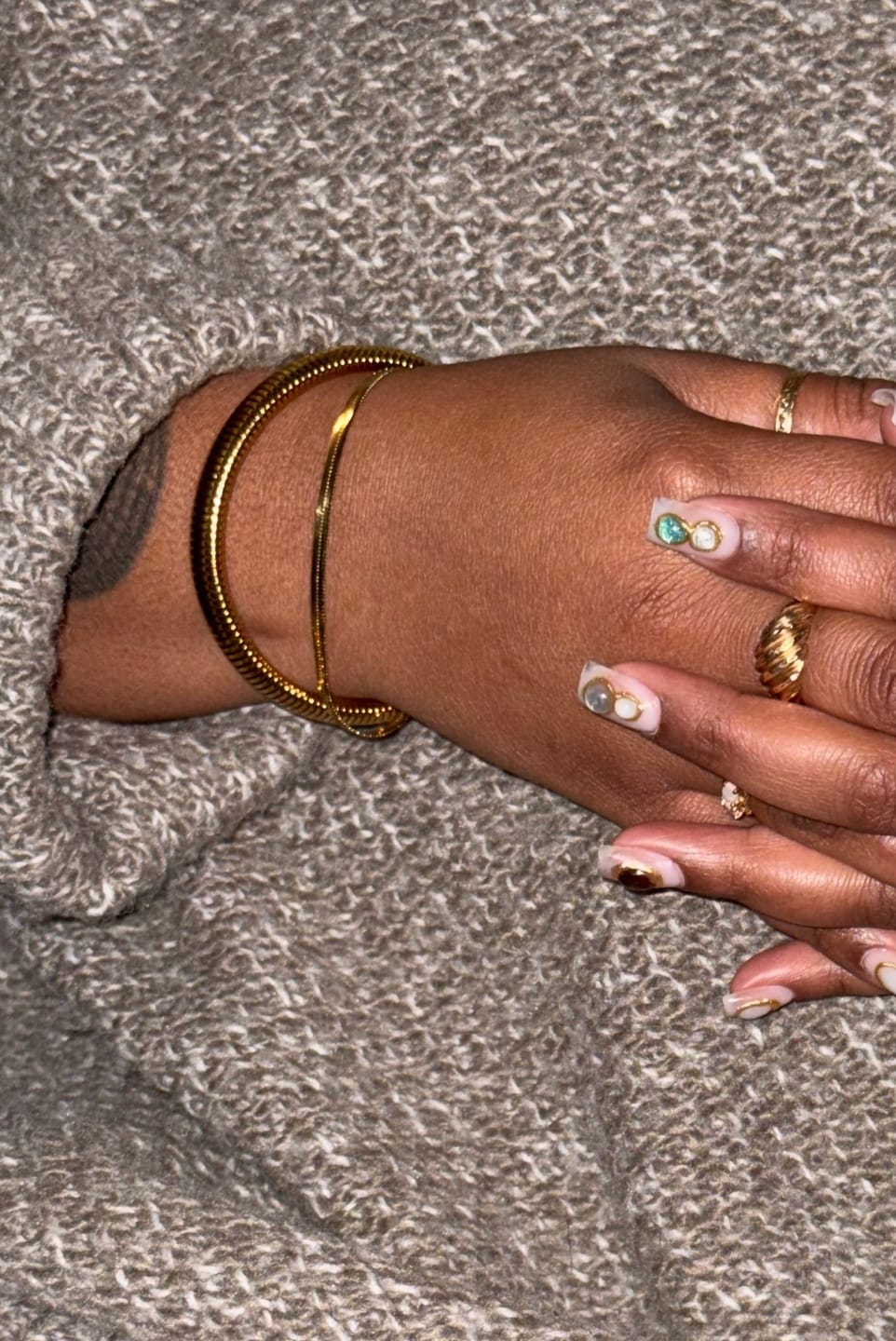 Customer photo review of Ibiza Chunky Bangle (Bundle)