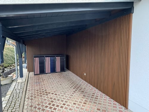 Customer photo review of Fassadenverkleidung Eiche 290CM | Garten | 3D Holzmaserung