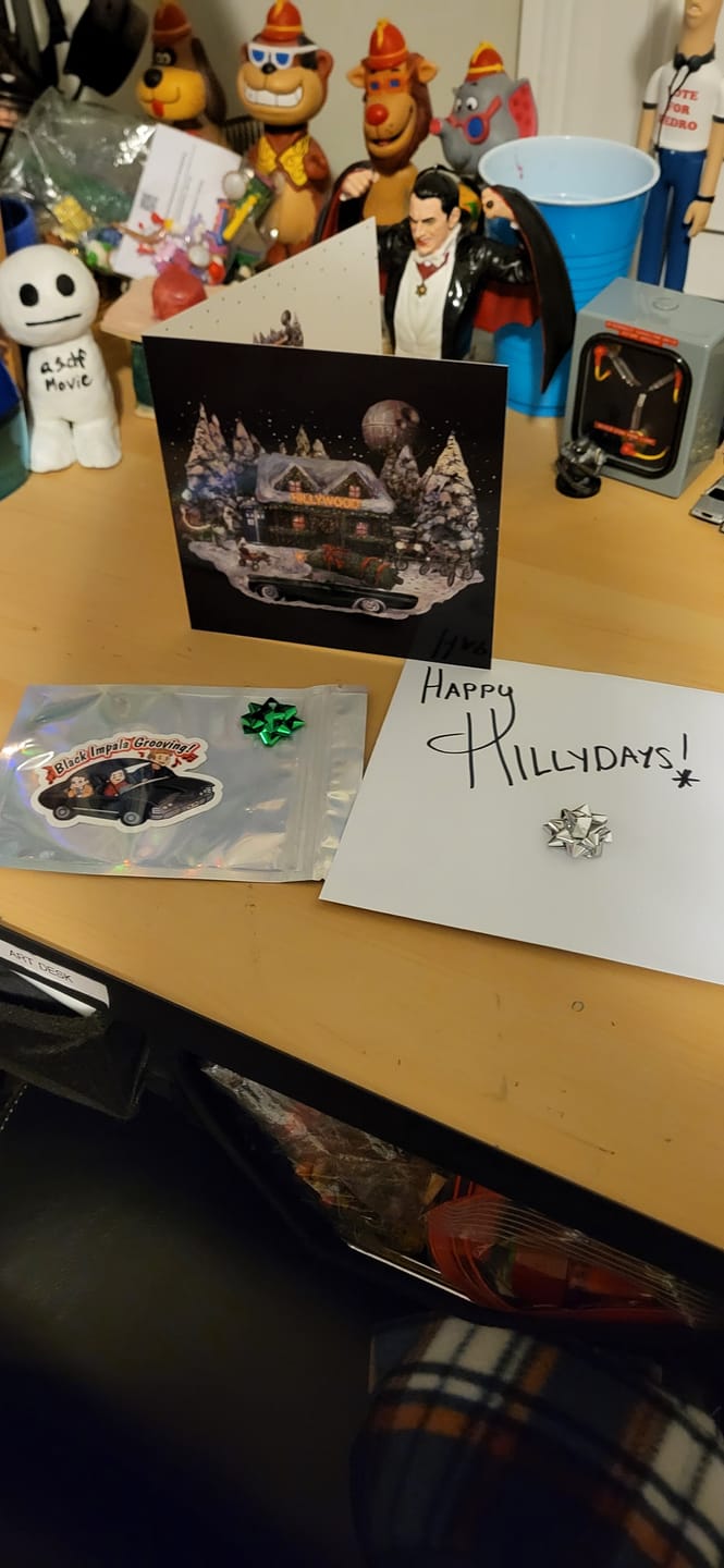 Customer photo review of FREE Surprise Hillywood Sticker