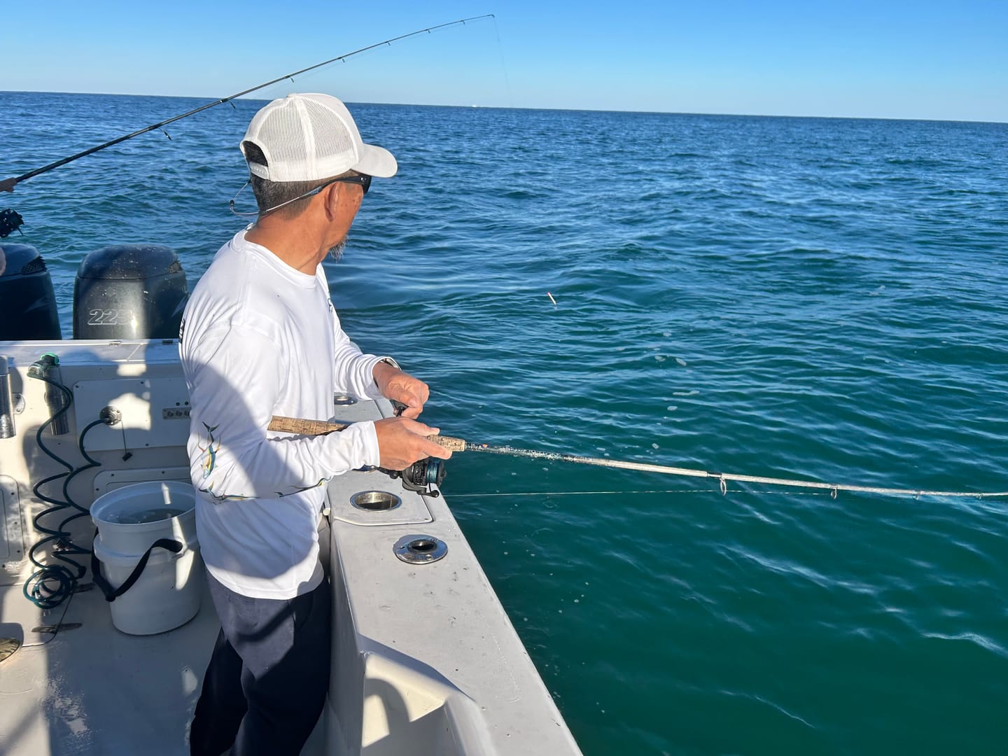 Customer photo review of Fish-Sleeve Dri-Fit Long Sleeve Custom Shirts