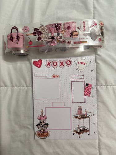 Customer photo review of Sweet Romance Pre-cut PET Tape