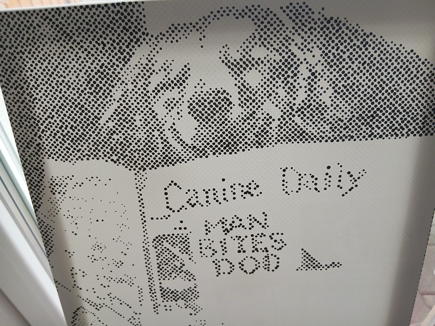Customer photo review of Dog on the Toilet | Dot Painting Kit