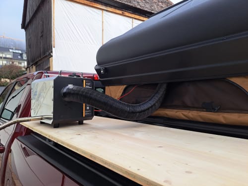 Customer photo review of BougeRV Tragbarer Diesel-Außenheizstrahler