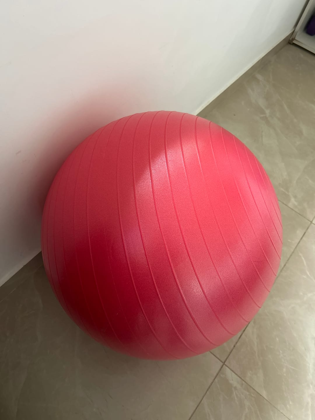 Customer photo review of כדור פיזיו אדום 55 ס"מ Bashgal ABS