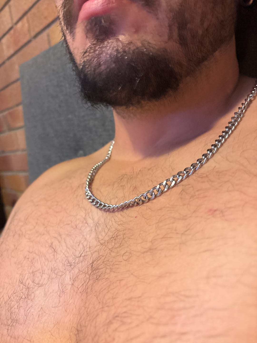 Customer photo review of Sterling Silver Promise Necklace
