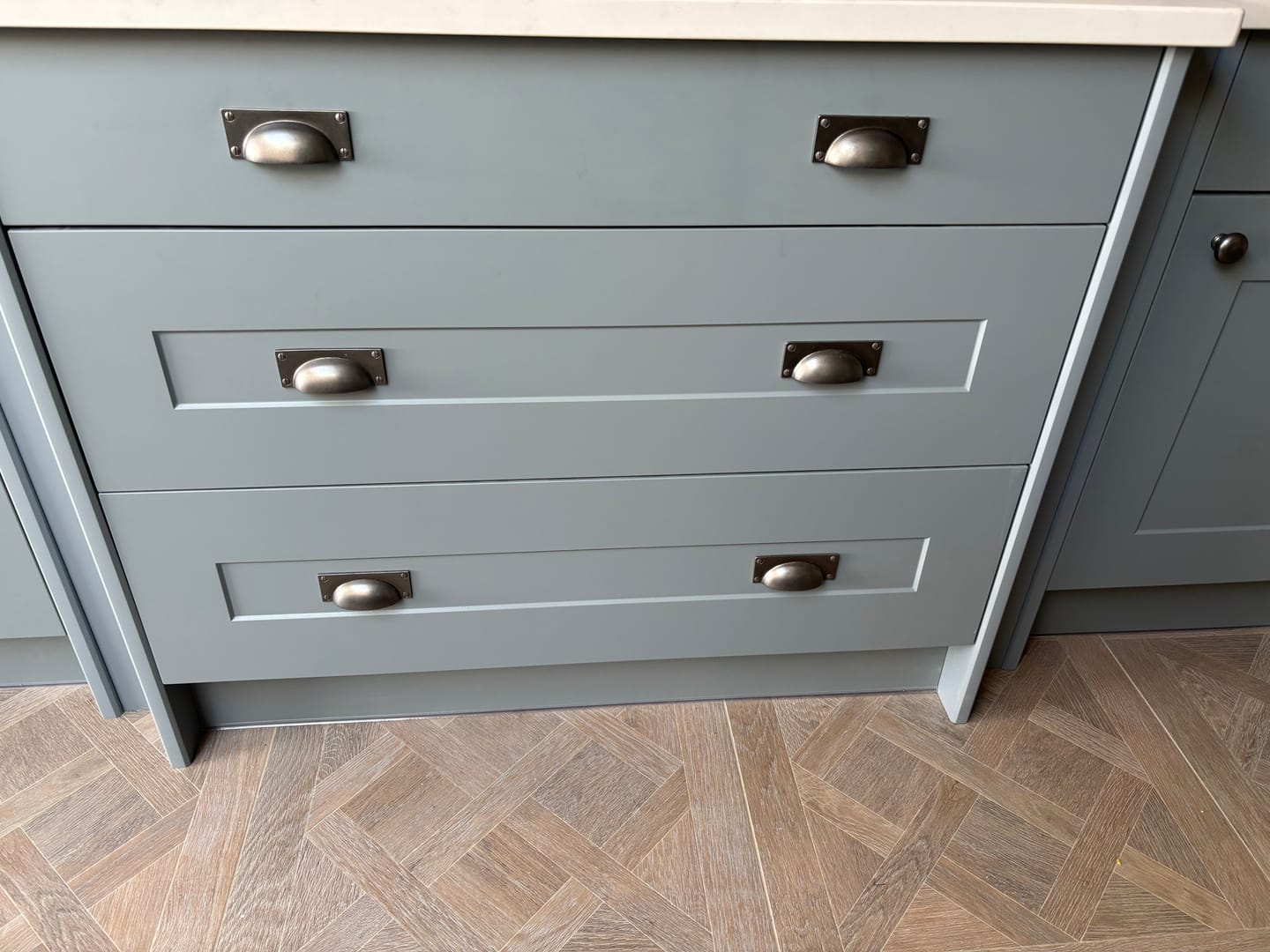 Customer photo review of Classic Cast Iron Cupboard Handles