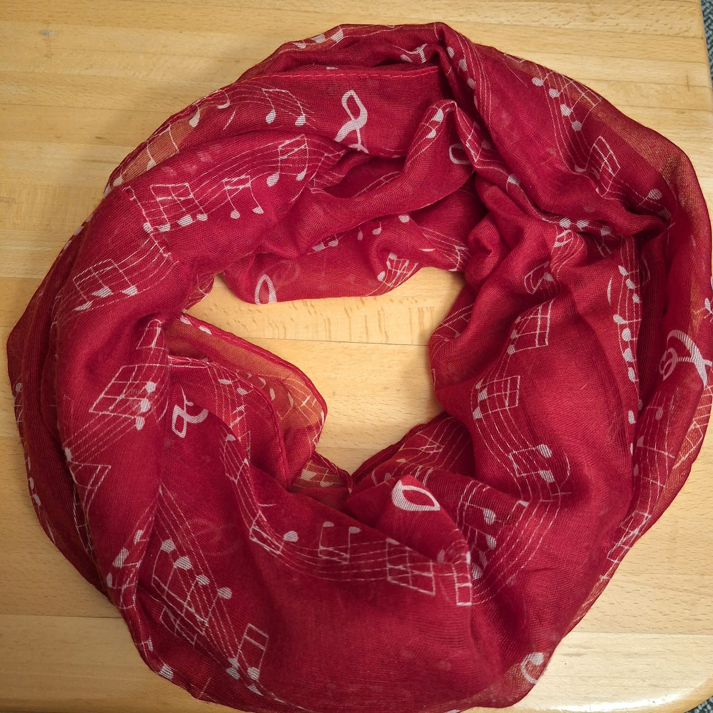 Customer photo review of Stilvolle Musiker Loop-Schals