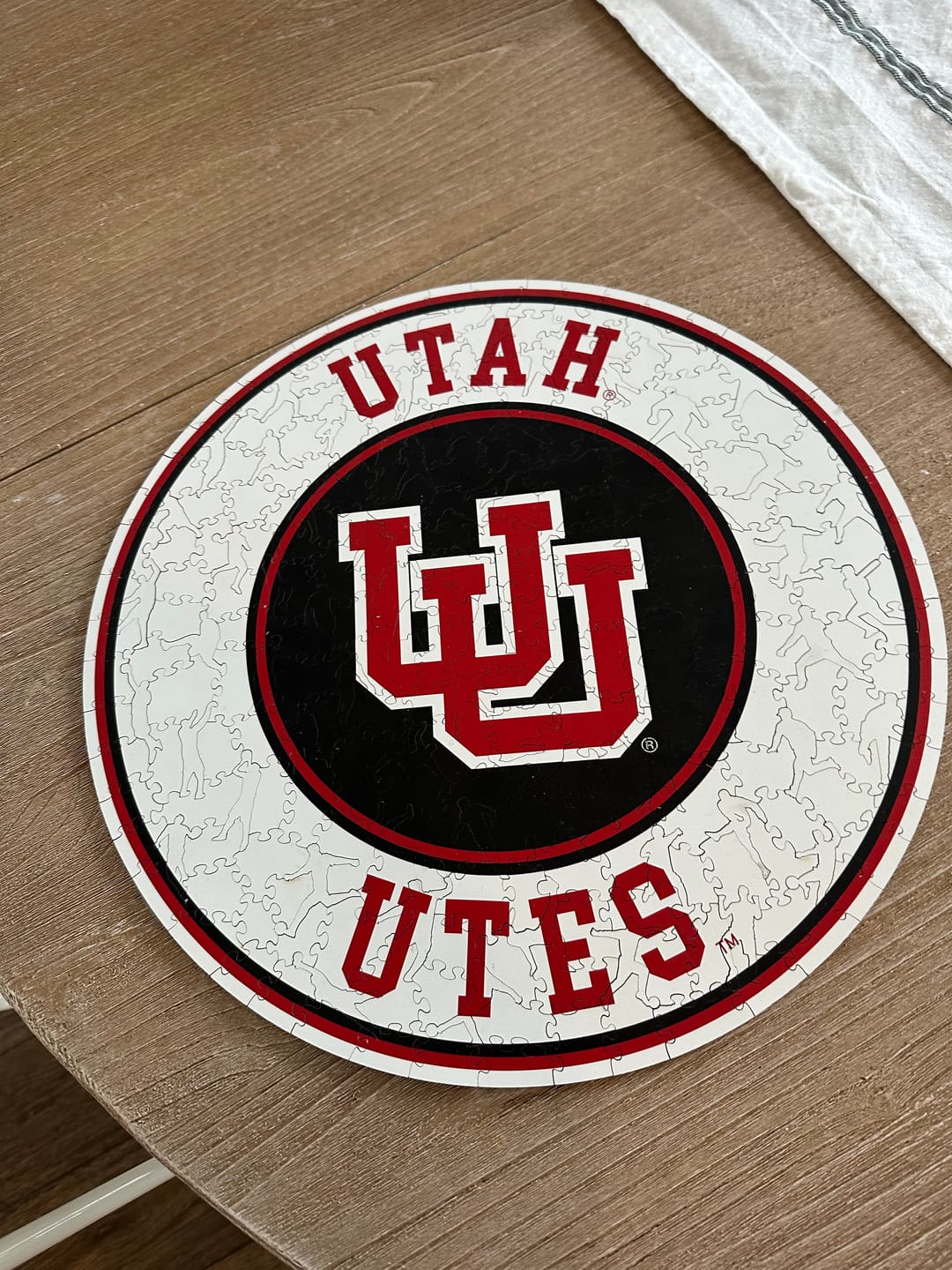 Customer photo review of University of Utah - Wooden Puzzle