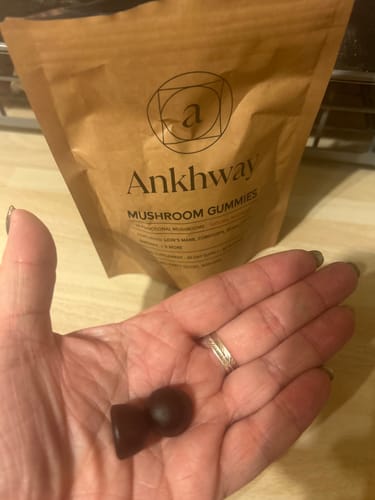 Customer photo review of Mushroom Gummies