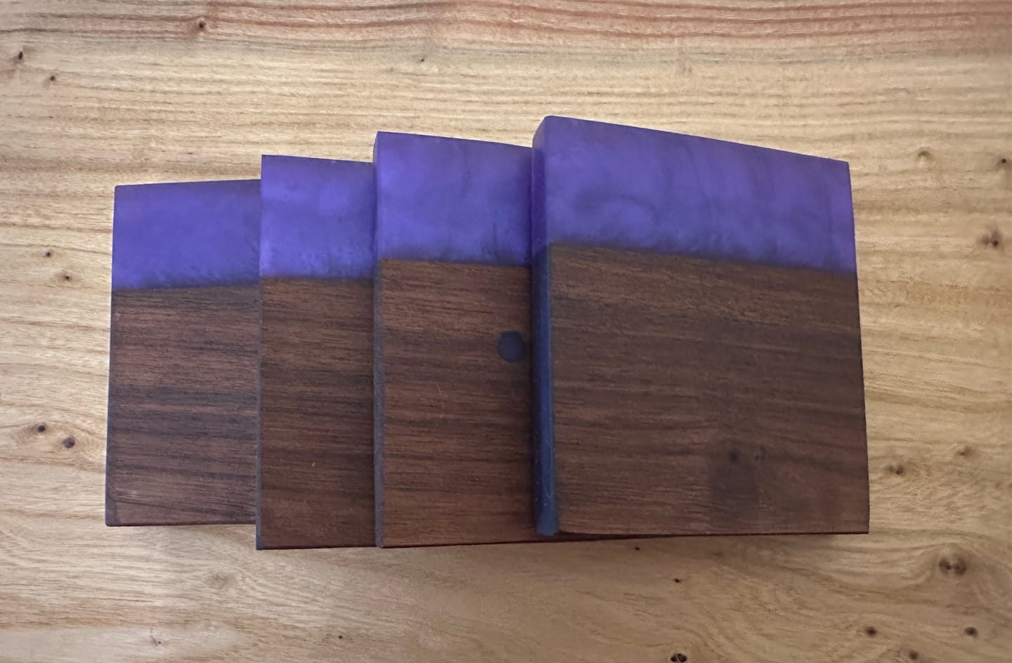 Customer photo review of 16.5x4x1" Silicone Mold For Epoxy Resin - Coaster Mold + Long Cheeseboards