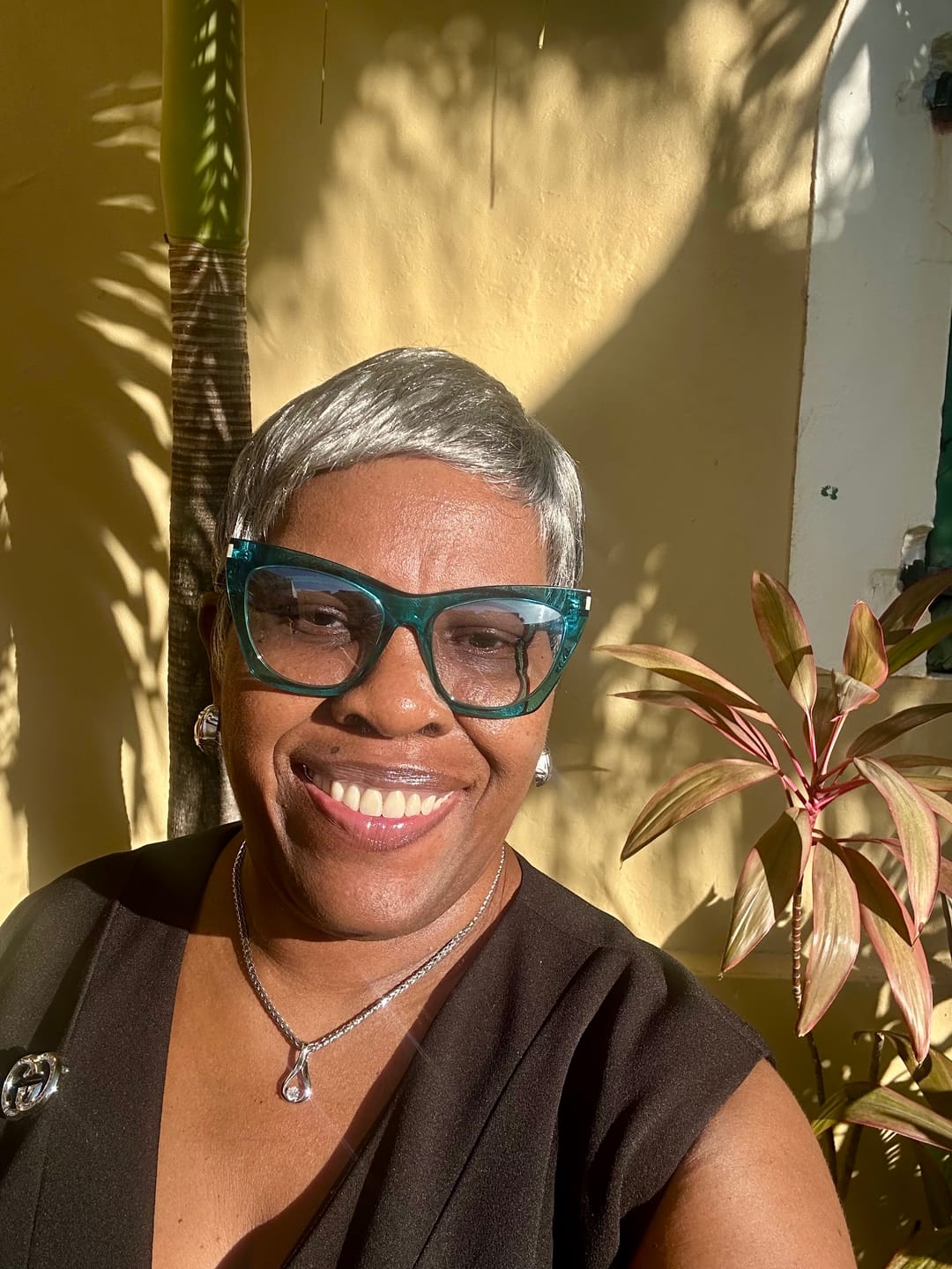 Customer photo review of Foxy Silver Wig MARY