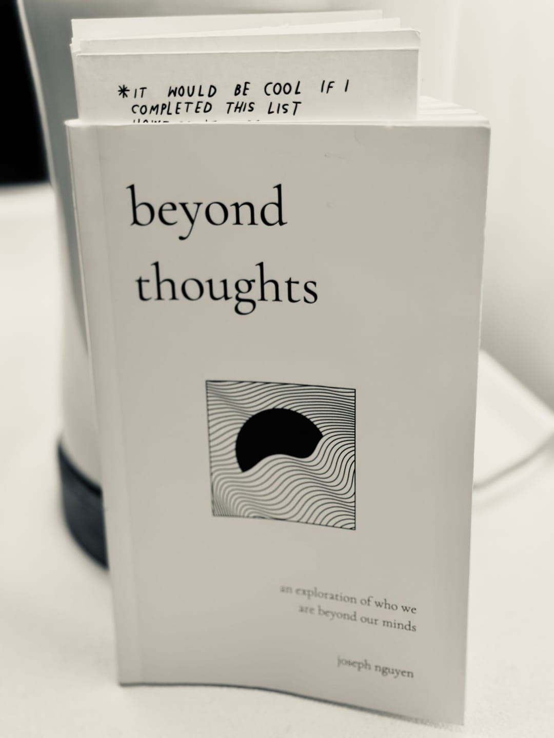 Customer photo review of Beyond Thoughts: An Exploration Of Who We Are Beyond Our Minds