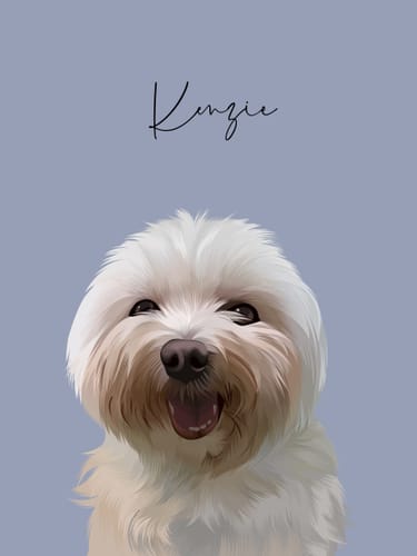 Customer photo review of Detailed Pet Portrait