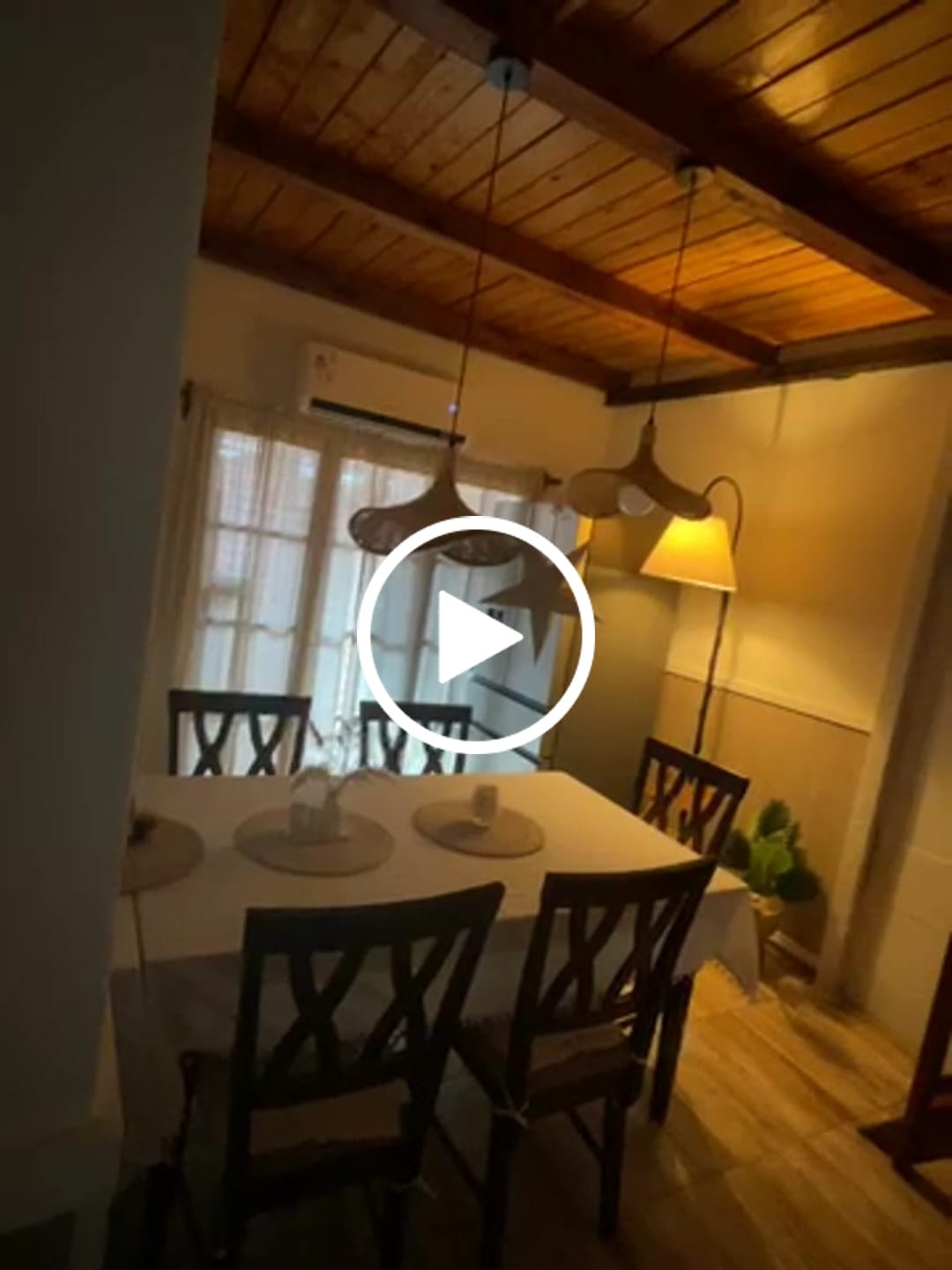 Customer video review of Lampara De Techo Colgante Fibra Natural Beige Diseño Innolux Beige