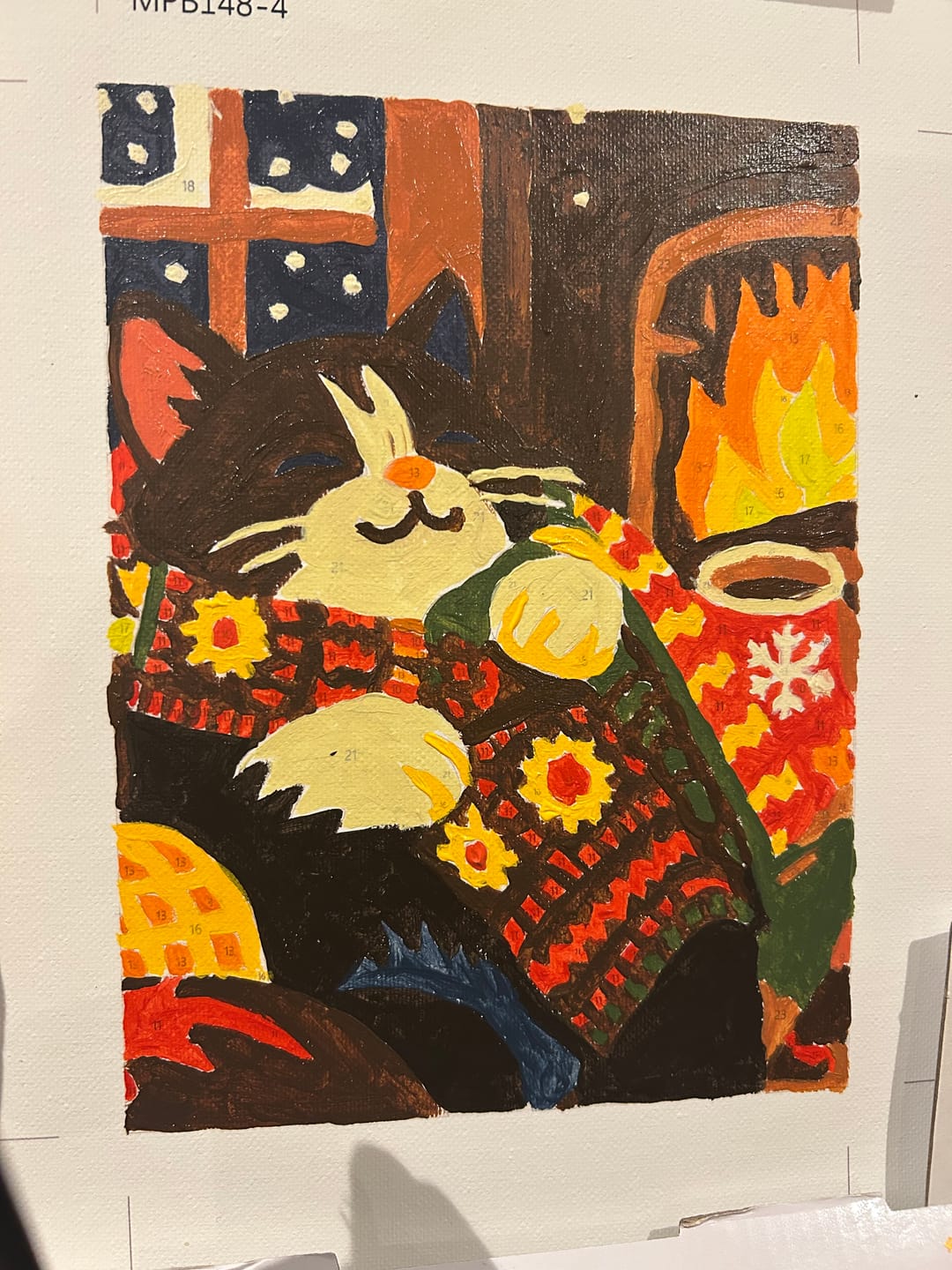 Customer photo review of 6 Mini Paintings - Christmas Eve Set