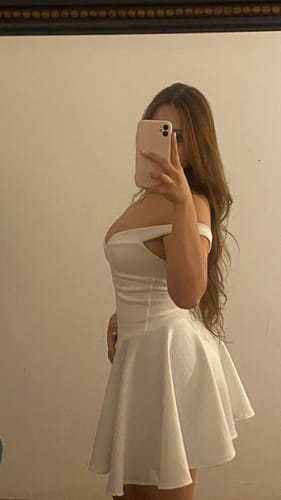 Customer photo review of VESTIDO EMMA BLANCO