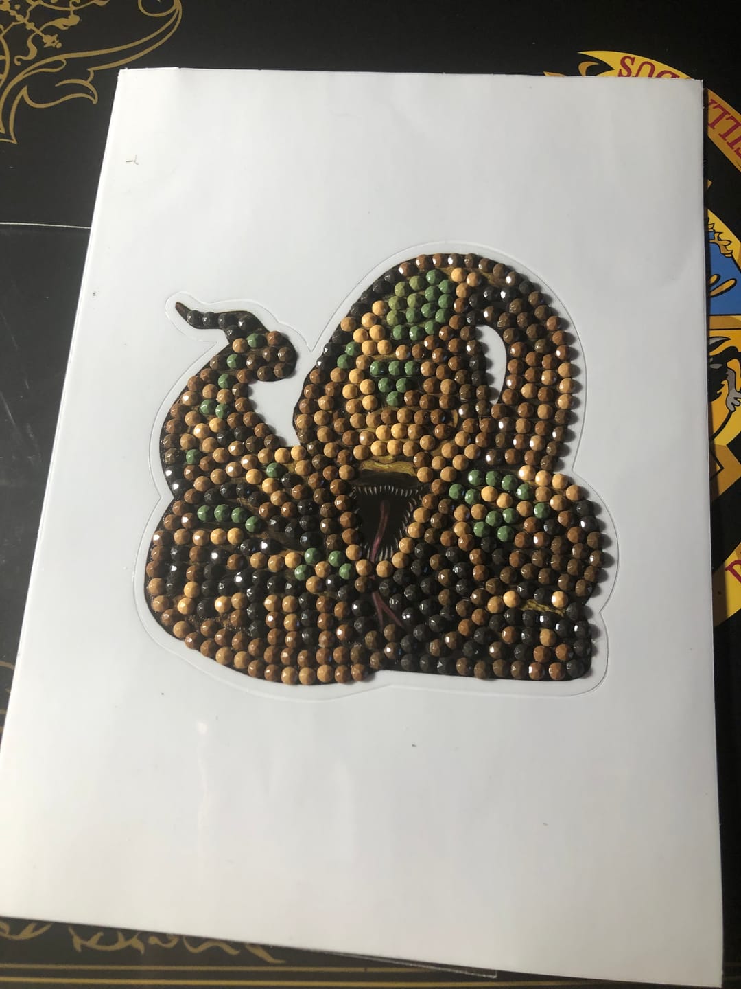 Customer photo review of Harry Potter Crystal Art Sticker Album - Starter Pack
