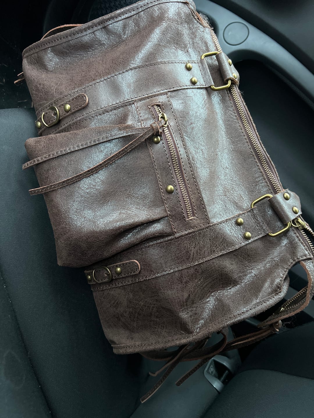 Customer photo review of It girl bag espresso martini