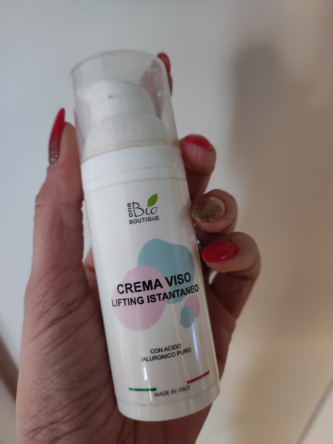 Customer photo review of Crema Viso Lifting Istantaneo
