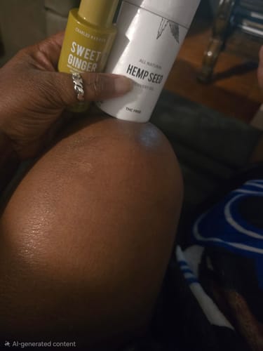 Customer photo review of [Nut-Free] Sweet Ginger Dry Oil for Sensitive Skin